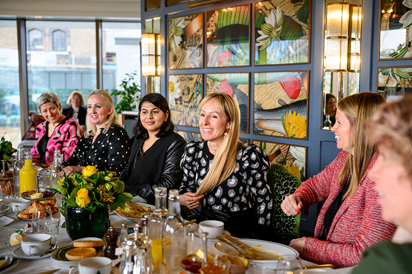 Women at breakfast table