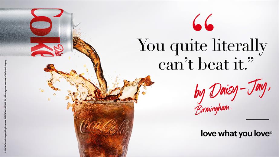 Diet Coke's 'Love what you love' campaign