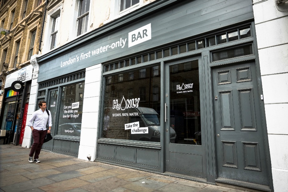 H2Only Bar will be open for one day on Friday (29 May)
