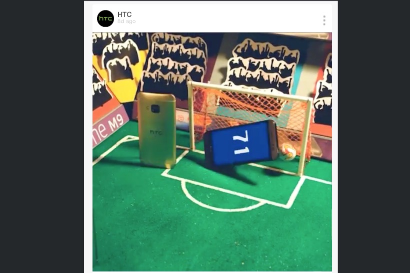 HTC: the mobile manufacturer tapped into Uefa Champions League frenzy with short-form video campaign 