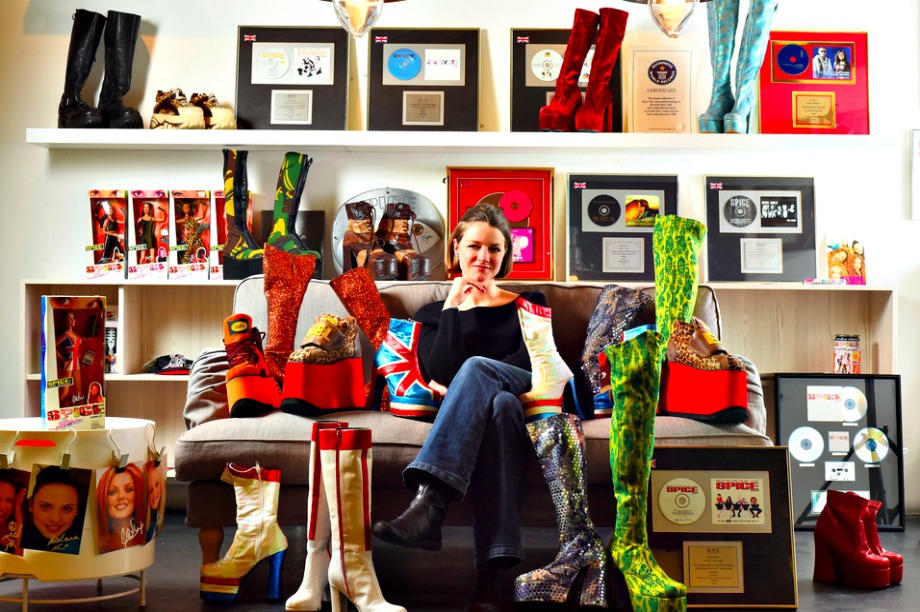 The exhibition included the world's largest collection of Spice Girls memorabilia 