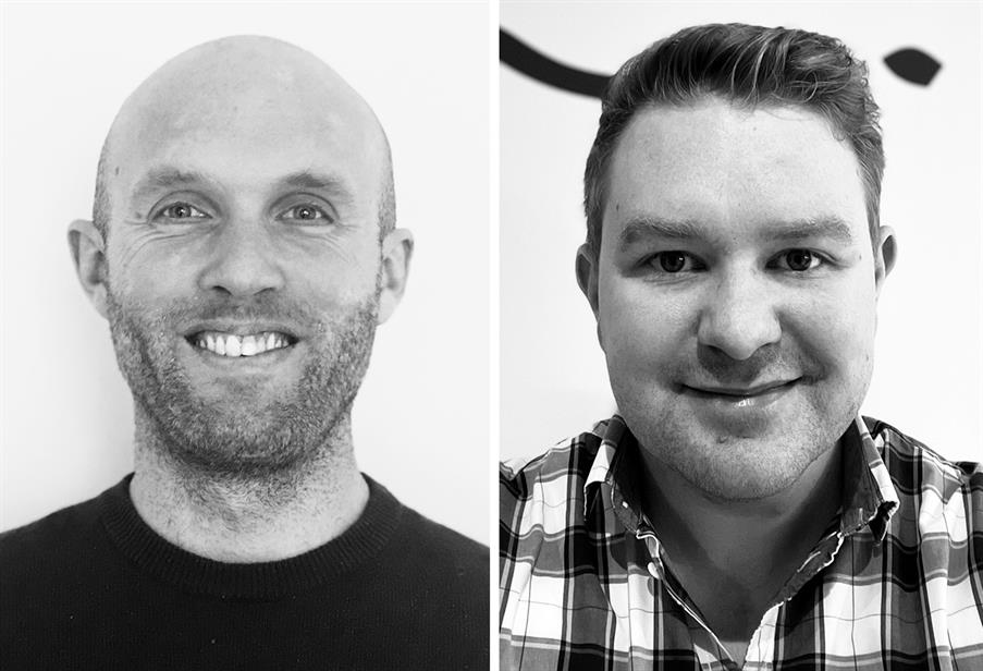 Cameron Cumming (left) and Alex Hurley have been promoted