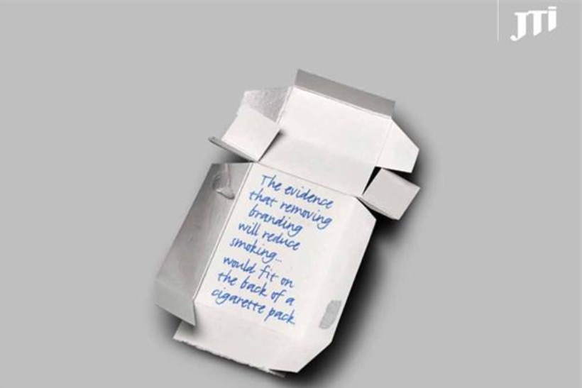 JTI ad banned by ASA: cast doubt that plain packaging would discourage children from smoking