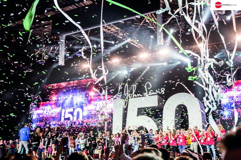 During and after the event 4,000 plus live texts and picture messages were sent by employees