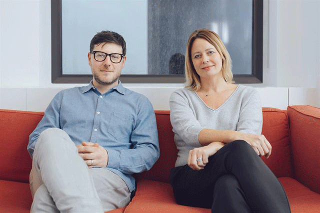 Jonny Bauer and Sarah Thompson: take up new roles at Droga5