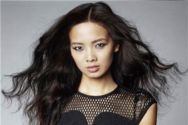 Grace Gao: model photographed by David Bailey for latest Karen Millen campaign