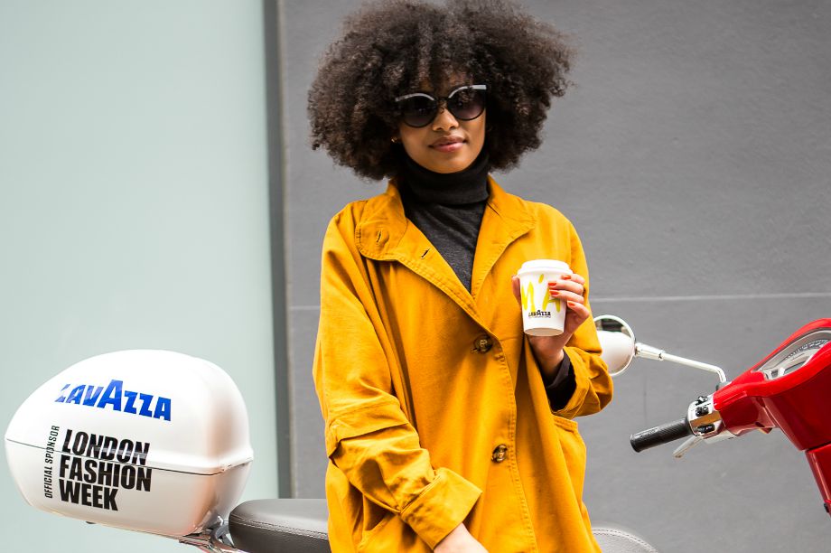 The branded Vespas delivered free Lavazza coffee around Soho’s Golden Square 