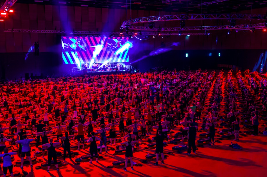 The fitness focused event attracted approximately 4,000 people 