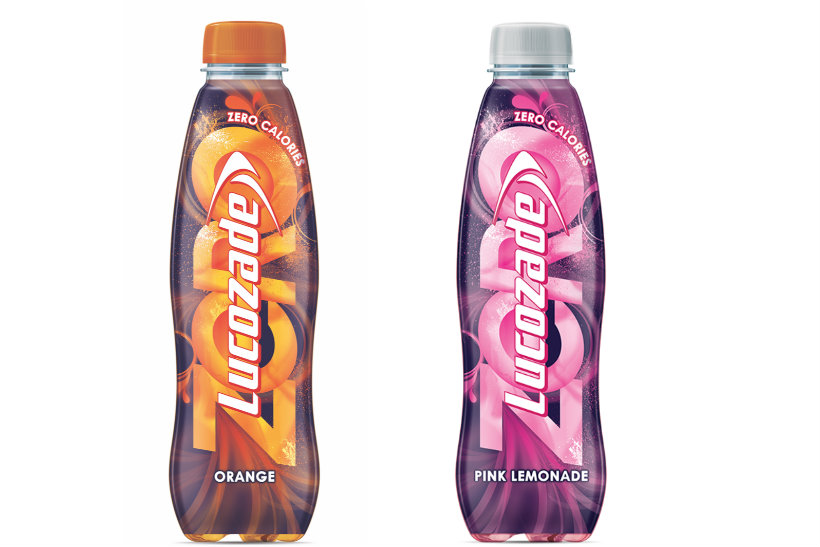 Lucozade Zero: comes in two of the brand's most popular flavours