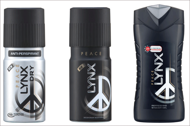 Lynx: launches its Peace range with a £9m multimedia campaign