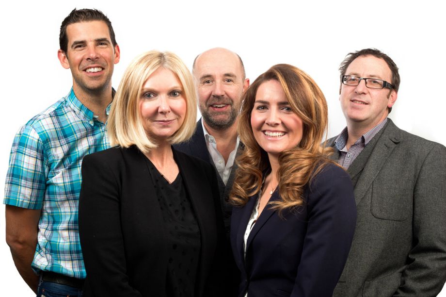 Members of the MCM team (l-r) Steve Moore, Nicky Milligan, Neil Crespin, Lizzie Carver and Brendan McCaul