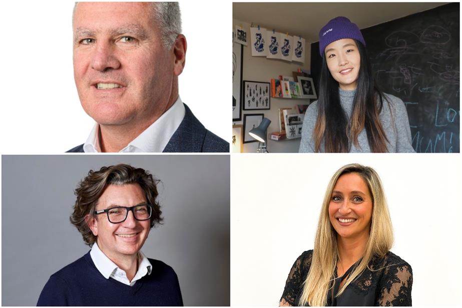 Clockwise from top left: Leon Taviansky, Dayoung Yun, Maria Nordstrom, and Jon King.