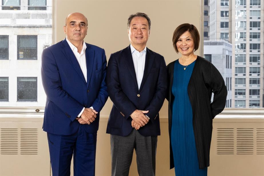 Giulio Malegori, Hiro Igarashi and Jean Lin standing together