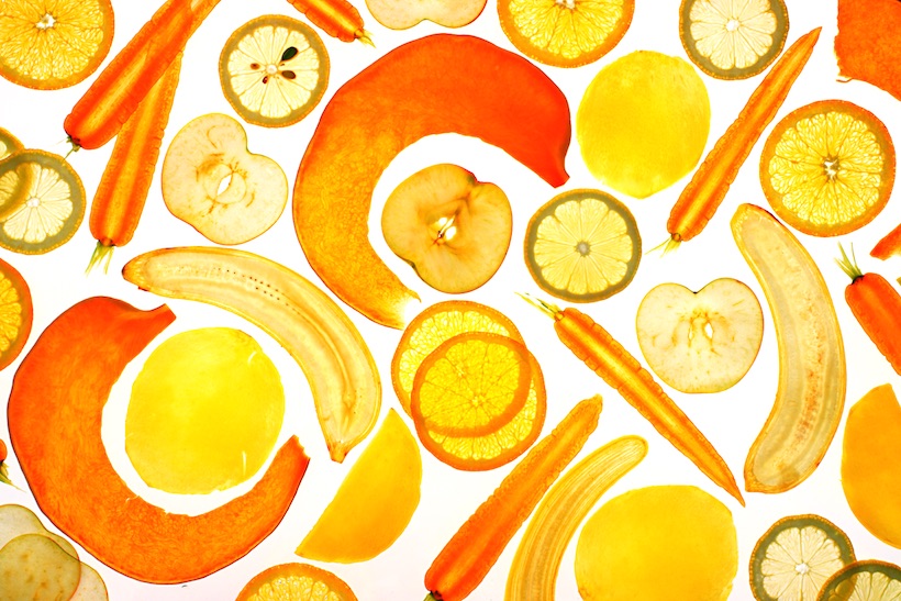 M&S ads: showcasing fruit and vegetables 
