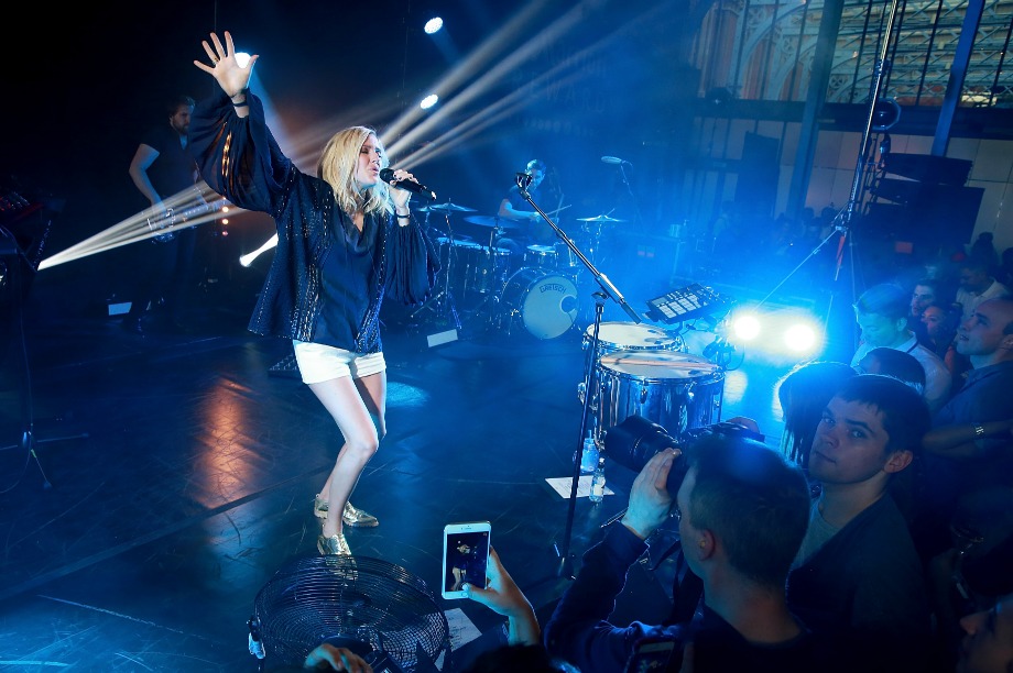 UMG artist Ellie Goulding performed at St. Pancras Renaissance Hotel in London