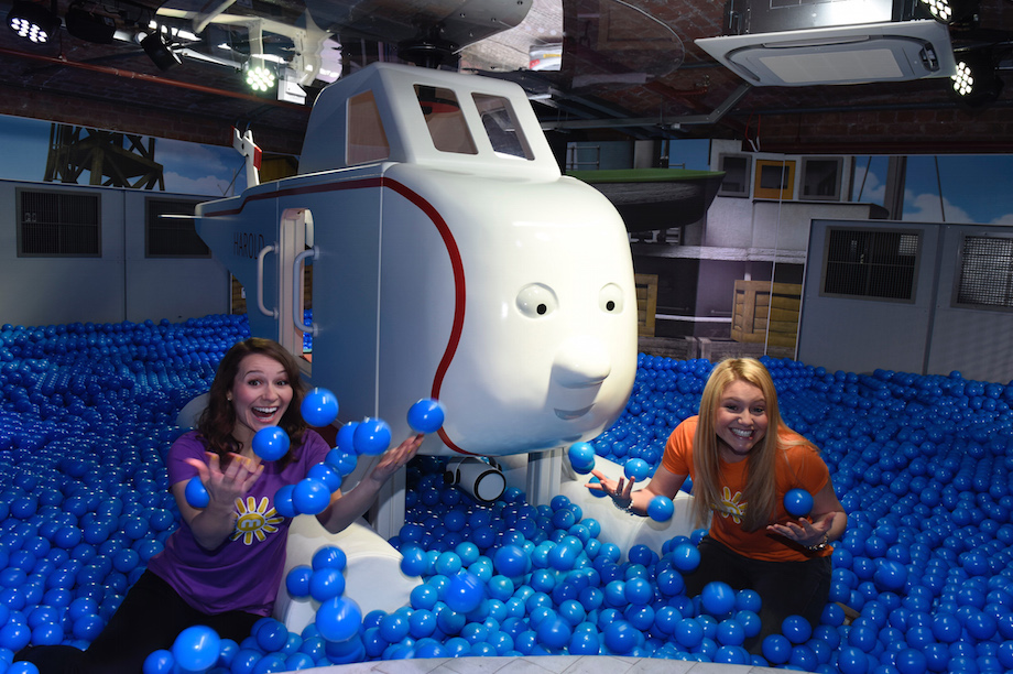 Olivia and Jen from Channel Five’s Milkshake! opened the entertainment centre