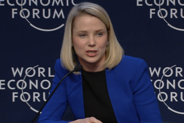 Marissa Mayer: Yahoo boss highlights the rise of the sharing economy