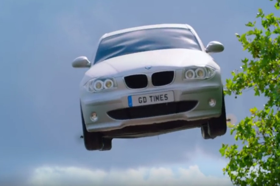 The stunt formed part of McDonald's Good Times campaign