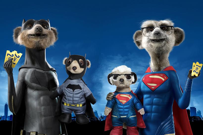 Aleksandr as Batman and Sergei as Superman