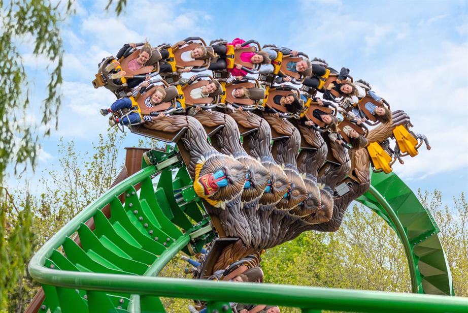 Merlin Entertainment's  World of Jumanji ride at Chessington World of Adventures