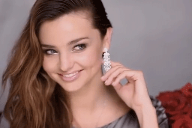 Miranda Kerr: stars in Swarovski "Christmas collection" by House and Holme