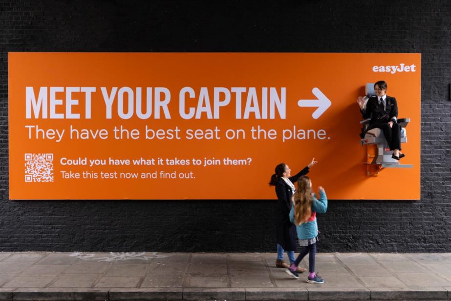 EasyJet billboard