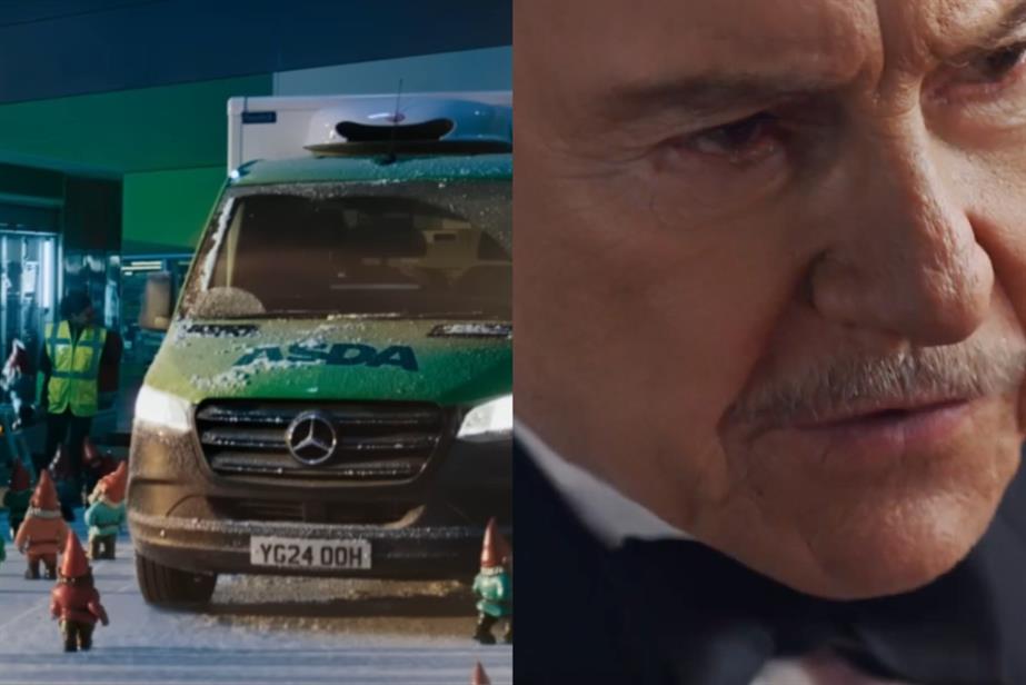 Asda van (left) and Direct Line Group 