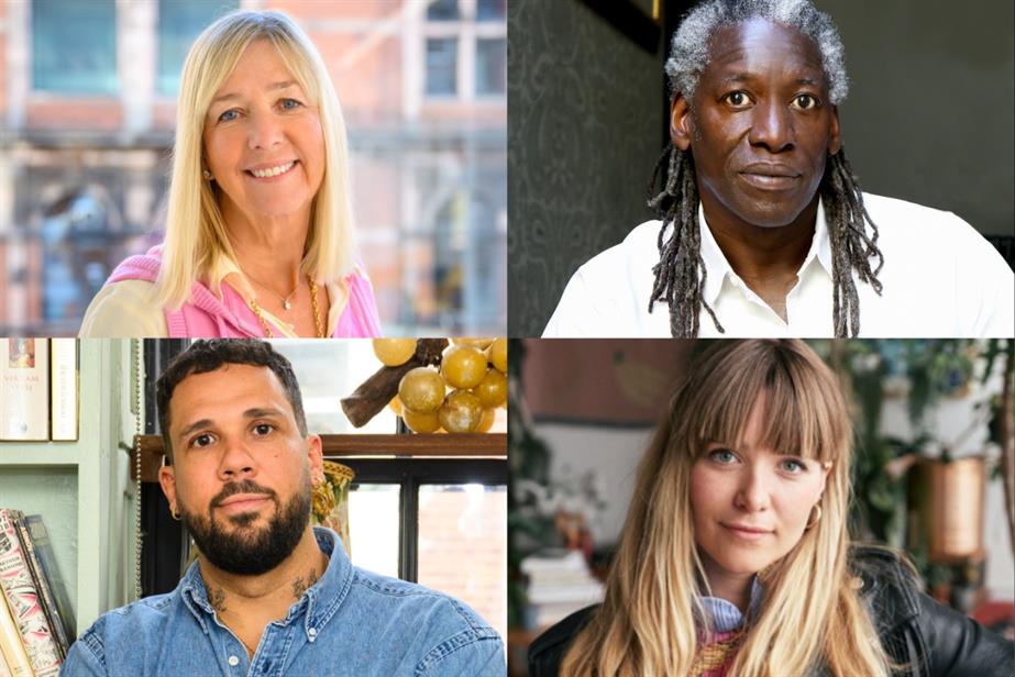 Collage of Sue Frogley, Trevor Robinson, Nadja Lossgott and Felipe Serradourada Guimaraes