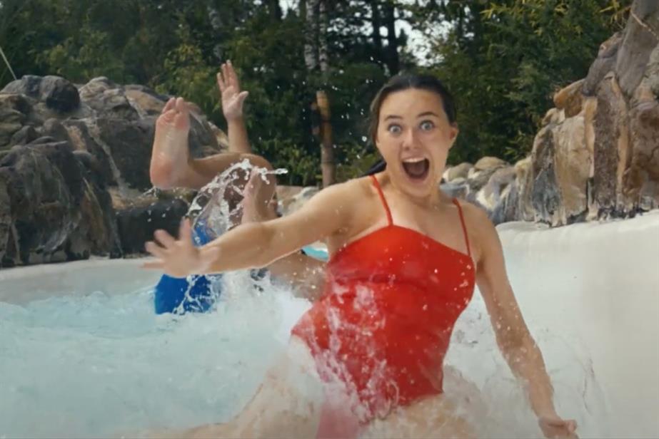 Woman in Center Parcs rapids