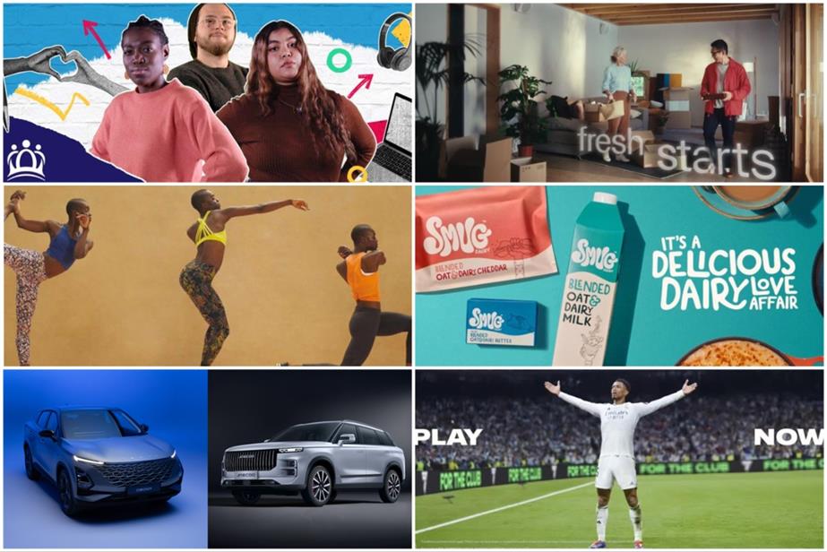 Clockwise from top left: The King's Trust, Zurich Insurance Group, Kerry Foods, Electronic Arts, Omoda and Jaecoo and Sweaty Betty