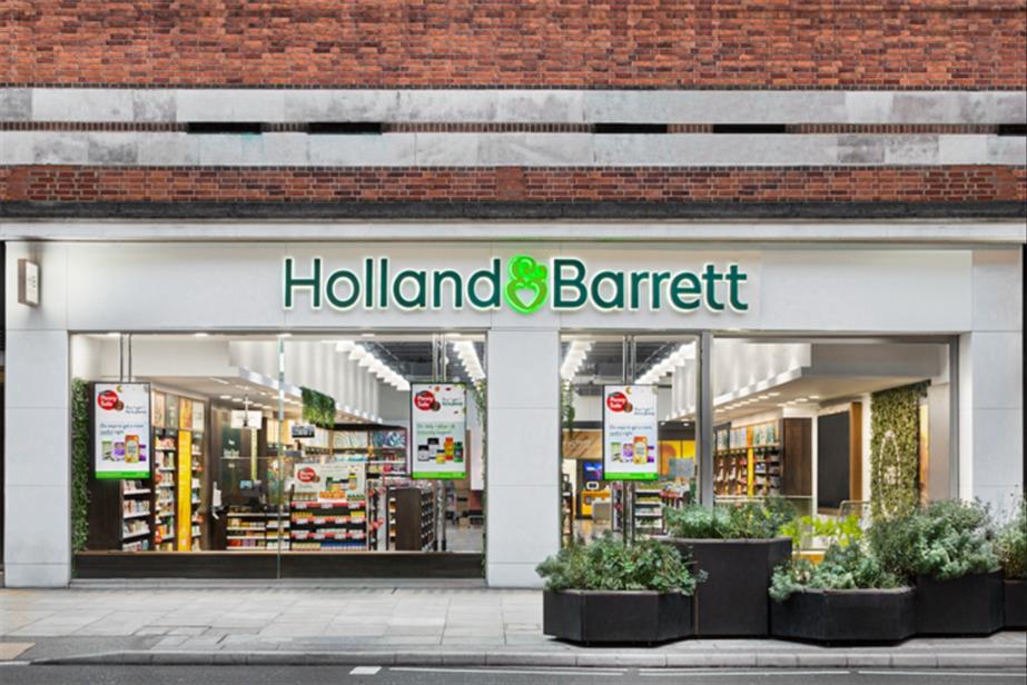 Holland & Barrett store front 