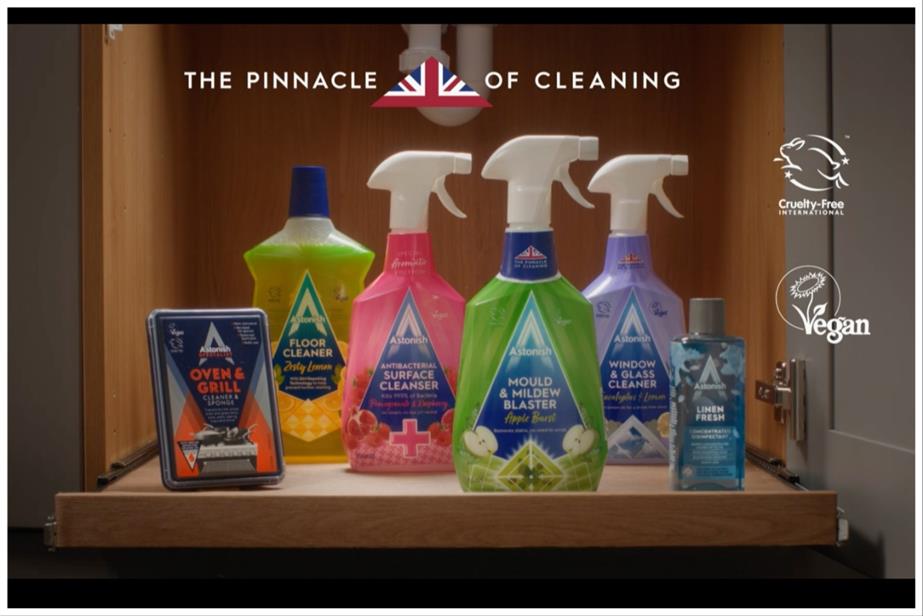 Astonish TV ad end screen
