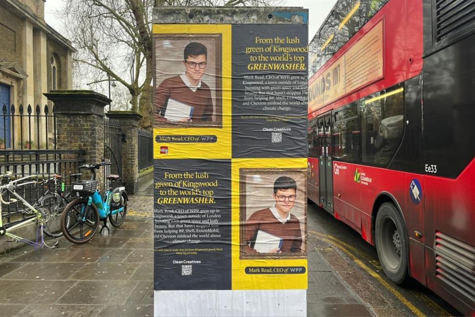 Mark Read yearbook out-of-home ad 
