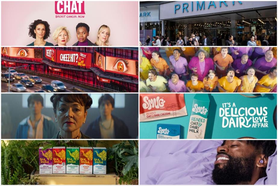 Clockwise from top left: Breast Cancer Now, Primark, Robinsons, Kerry Foods, Loop Earplugs, Tea India, Nomad Foods and Kellanova