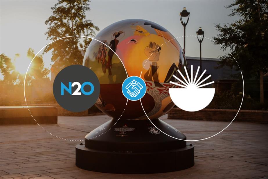 N2O and World Reimagined logos