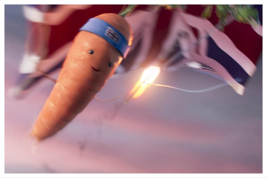 Kevin the Carrot Paris 2024 McCann Manchester