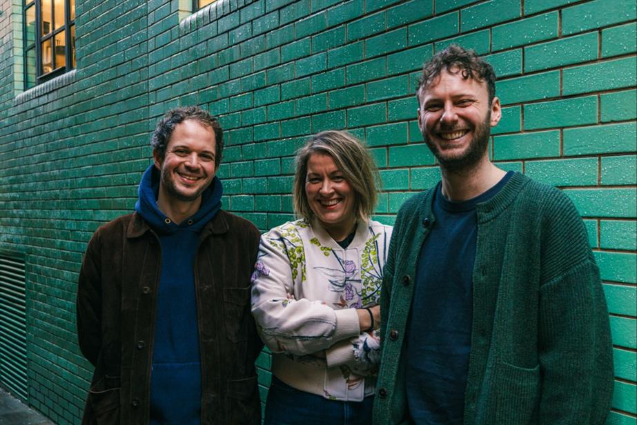 Xander Hart, Hannah Needham and Edward Usher standing together