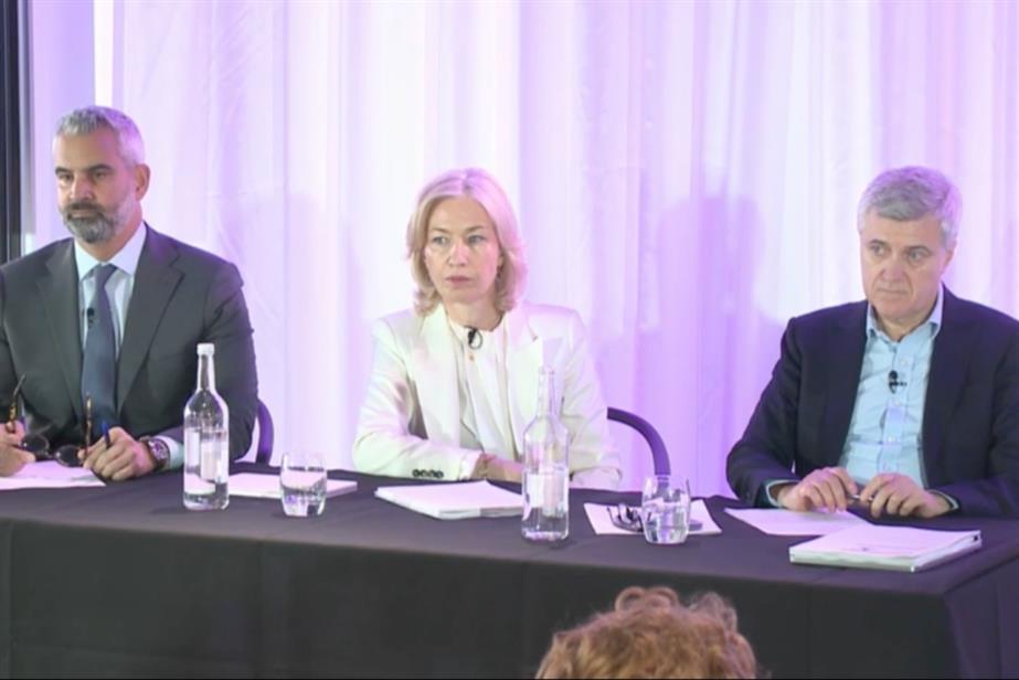 Mark Read and colleagues sat at table