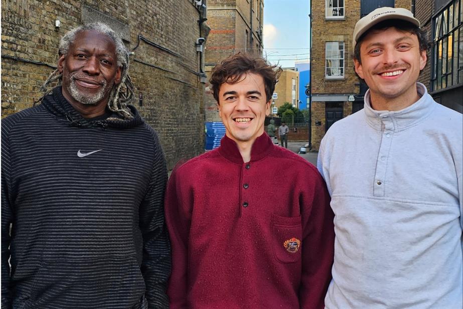 Will Hislop with Seb Jamous and Trevor Robinson OBE