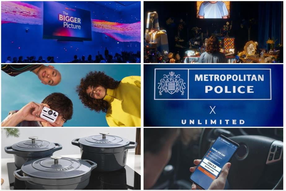 Sky Group, TNT Sports, Met Police, Motorpoint, ProCook and Polaroid