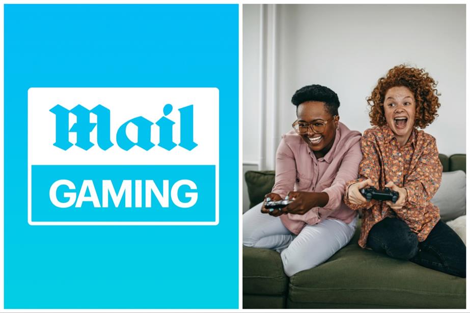 Mail Gaming logo and two female gamers (Getty Images/supersizer)