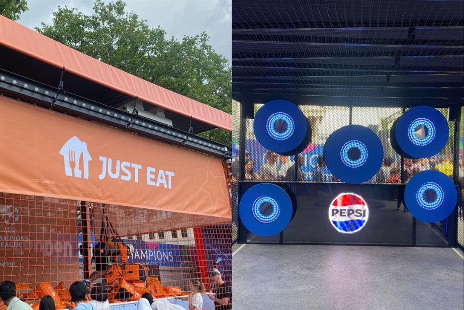 Just Eat and Pepsi activations