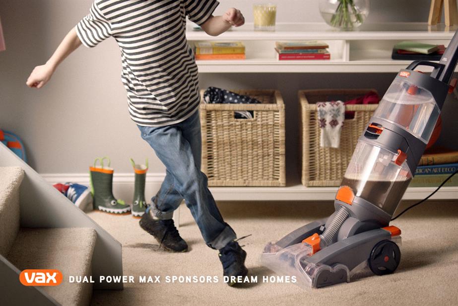 Vax: strikes its biggest sponsorship deal with Channel 4