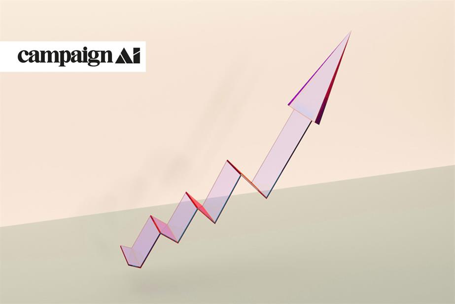 An arrow pointing upwards