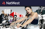 NatWest: brands bankcards with album cover