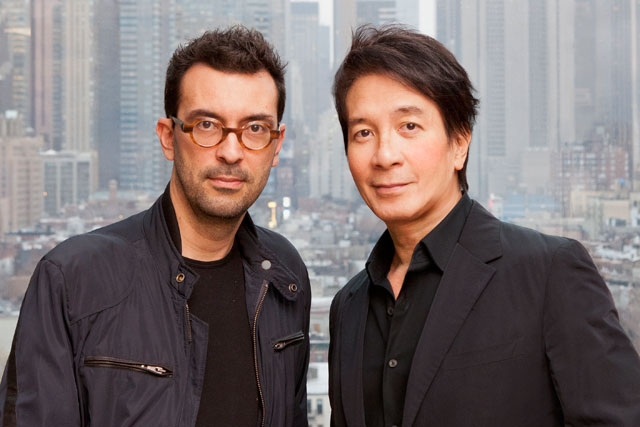 Laurentino (left) with Tham Khai Meng