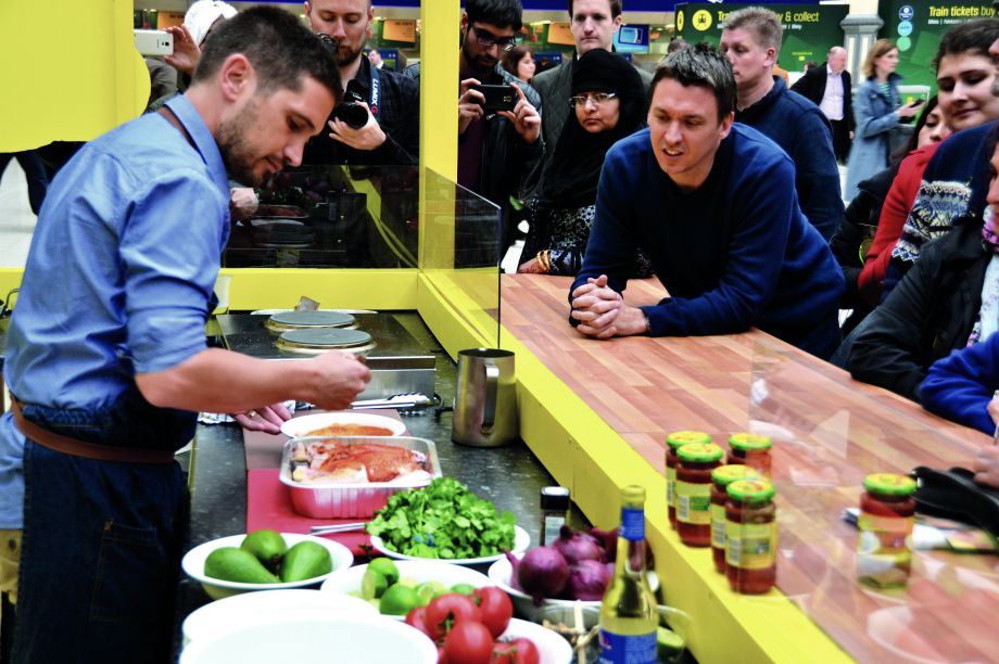 Cooking demonstrations took place throughout the day, using Old El Paso products and recipes 