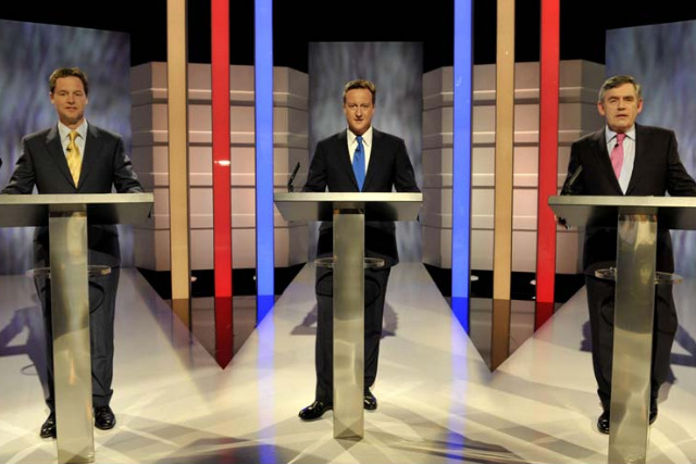 2010: party leaders' TV debate 