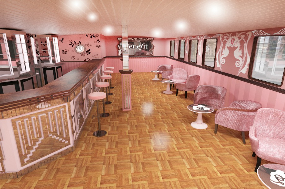 The ship's outdoor areas will be transformed into Hoola Decks 