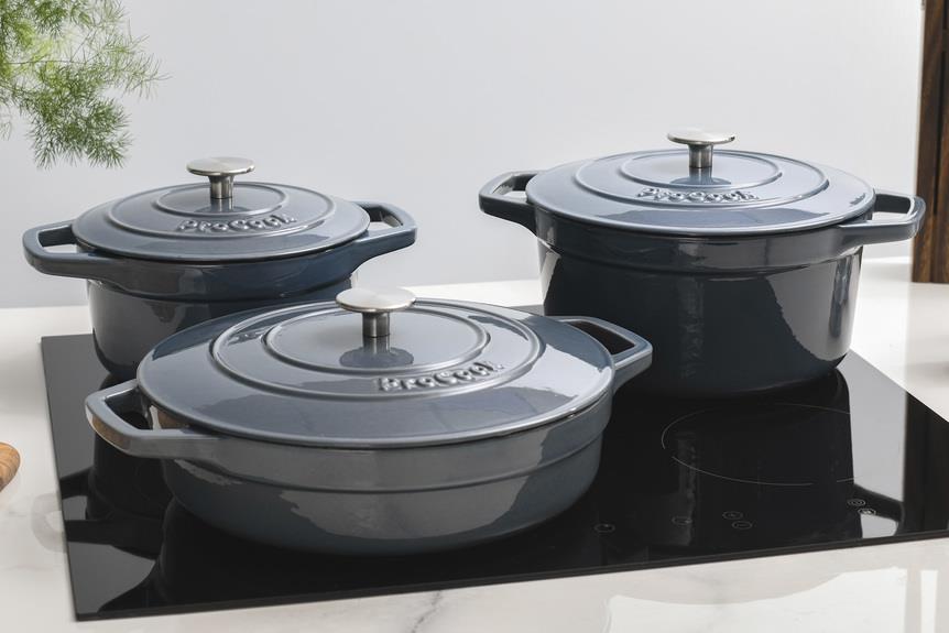 ProCook pots on a hob